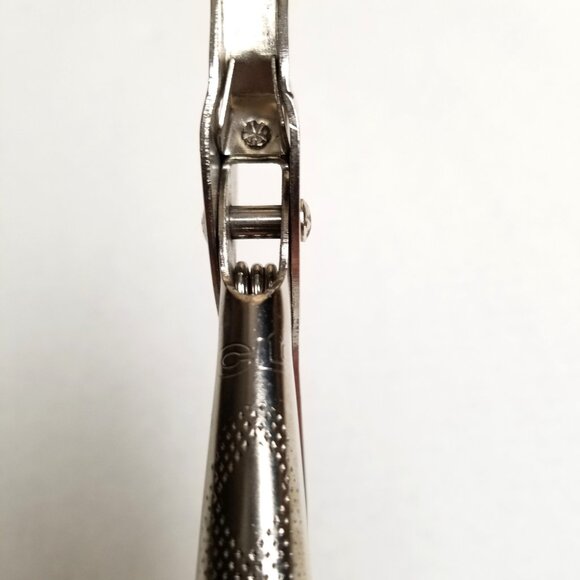 3 Metal Handheld Hole Punches Chrome 1/4 Inch DIY Craft Tools Leather Working - Picture 3 of 5